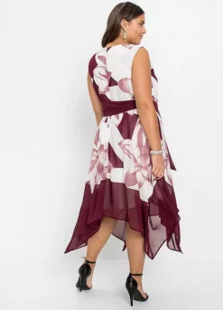 Hanky Hem Floral Dress -Enchanted Styles Hanky Hem Floral Dress959333FRSB W01