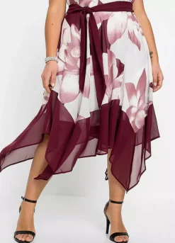 Hanky Hem Floral Dress -Enchanted Styles Hanky Hem Floral Dress959333FRSB W02