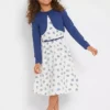 Heart Print Dress, Bolero & Belt -Enchanted Styles Heart Print Dress Bolero Belt954483FRSP