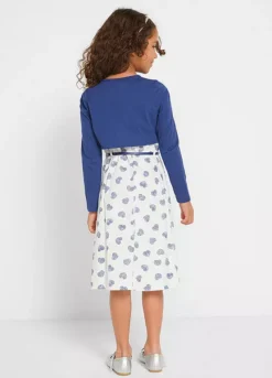 Heart Print Dress, Bolero & Belt -Enchanted Styles Heart Print Dress Bolero Belt954483FRSP W01