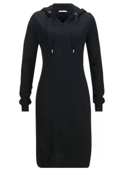 Hooded Knee-Length Knit Dress -Enchanted Styles Hooded Knee Length Knit Dress955531FRSC