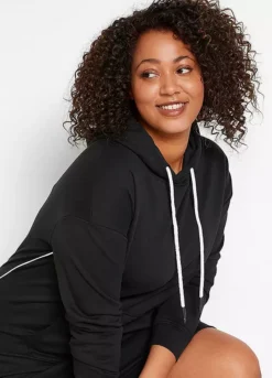 Hooded Sweat Dress -Enchanted Styles Hooded Sweat Dress923105FRSB W02