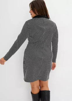 Houndstooth Mini Dress -Enchanted Styles Houndstooth Mini Dress910057FRSB W01
