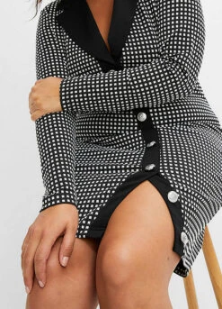 Houndstooth Mini Dress -Enchanted Styles Houndstooth Mini Dress910057FRSB W02