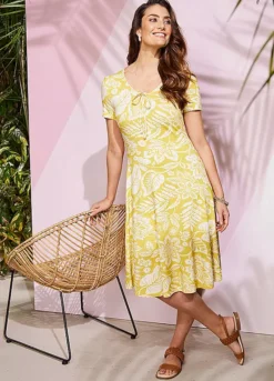 Kaleidoscope Print Flippy Dress -Enchanted Styles Kaleidoscope Print Flippy Dress89B049FRSP W02