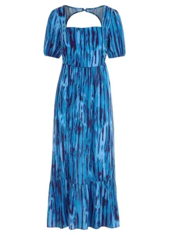 Kaleidoscope Tie Dye Print Midi Dress -Enchanted Styles Kaleidoscope Tie Dye Print Midi Dress18R925FRSC