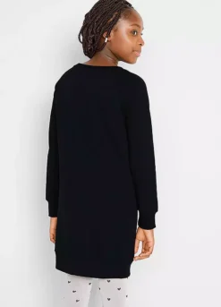 Kids Unicorn Print Sweater Dress -Enchanted Styles Kids Unicorn Print Sweater Dress951694FRSP W01