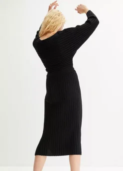 Knitted Dress & Belt -Enchanted Styles Knitted Dress Belt953089FRSP W01