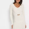 Knitted Long Sleeve Dress -Enchanted Styles Knitted Long Sleeve Dress930308FRSP