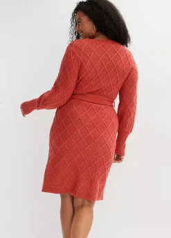 Knitted Tie Dress -Enchanted Styles Knitted Tie Dress925723FRSB W01