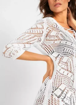 Lace Beach Dress -Enchanted Styles Lace Beach Dress948539FRSP W03