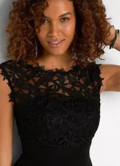 Lace Bodice Skater Dress -Enchanted Styles Lace Bodice Skater Dress931038FRSP W02