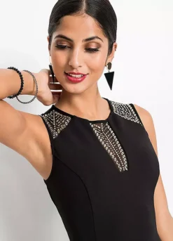 Lace Detail Dress -Enchanted Styles Lace Detail Dress930894FRSP W03