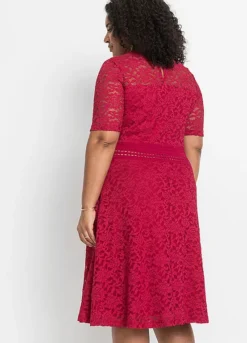 Lace Skater Dress -Enchanted Styles Lace Skater Dress958936FRSB W01