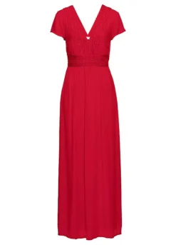 Lace Trim Maxi Dress -Enchanted Styles Lace Trim Maxi Dress931678FRSC