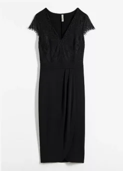 Lace Trim Sleeve Dress -Enchanted Styles Lace Trim Sleeve Dress933018FRSC