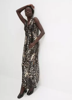 Leopard Maxi Dress -Enchanted Styles Leopard Maxi Dress933313FRSP W01