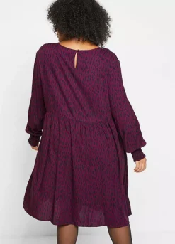 Leopard Print Tiered Dress -Enchanted Styles Leopard Print Tiered Dress962677FRSB W01