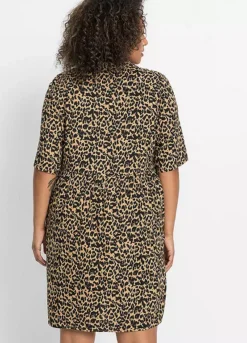 Leopard Shirt Dress -Enchanted Styles Leopard Shirt Dress967105FRSB W01