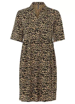 Leopard Shirt Dress -Enchanted Styles Leopard Shirt Dress967105FRSC