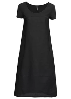 Linen Blend Dress -Enchanted Styles Linen Blend Dress959366FRSC