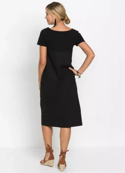 Linen Blend Dress -Enchanted Styles Linen Blend Dress959366FRSP W01