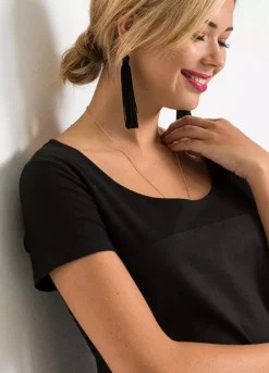 Linen Blend Dress -Enchanted Styles Linen Blend Dress959366FRSP W02