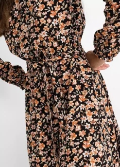 Long Sleeve Floral Dress -Enchanted Styles Long Sleeve Floral Dress967148FRSP W02