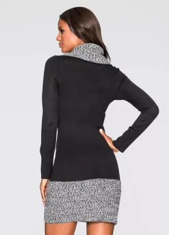 Marl Trim Jumper Dress -Enchanted Styles Marl Trim Jumper Dress938832FRSP W01