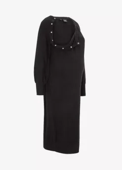 Maternity Knitted Midi Dress -Enchanted Styles Maternity Knitted Midi Dress945777FRSC