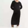 Maternity Knitted Midi Dress -Enchanted Styles Maternity Knitted Midi Dress945777FRSP