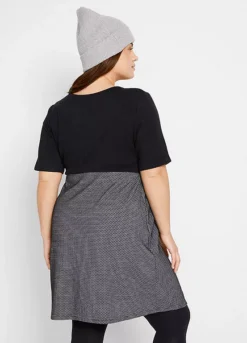 Maternity Printed Dress -Enchanted Styles Maternity Printed Dress954437FRSB W01