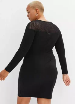 Net Collar Shift Dress -Enchanted Styles Net Collar Shift Dress963163FRSB W01