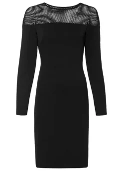 Net Collar Shift Dress -Enchanted Styles Net Collar Shift Dress963163FRSC