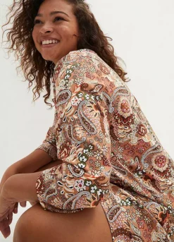 Paisley Print A-Line Midi Dress -Enchanted Styles Paisley Print A Line Midi Dress941559FRSB W02