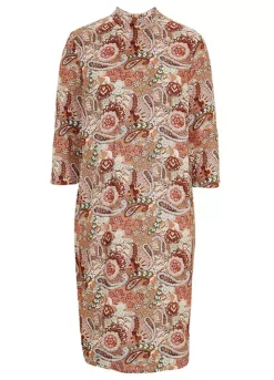Paisley Print A-Line Midi Dress -Enchanted Styles Paisley Print A Line Midi Dress941559FRSC