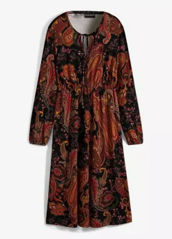 Paisley Print Jersey Dress -Enchanted Styles Paisley Print Jersey Dress942580FRSC