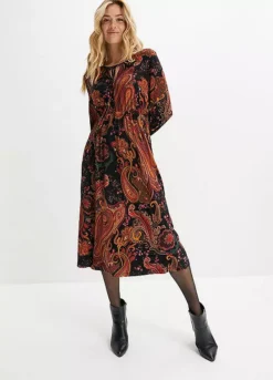 Paisley Print Jersey Dress -Enchanted Styles Paisley Print Jersey Dress942580FRSP