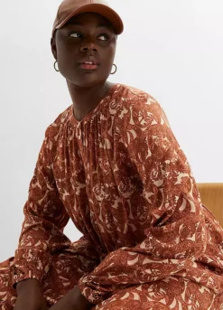 Paisley Print Shirt Dress -Enchanted Styles Paisley Print Shirt Dress944216FRSB W02