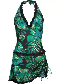 Enchanted Styles -Enchanted Styles Palm Leaf Swim Dress924572FRSC