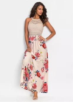 Petite Posy Print Maxi Dress -Enchanted Styles Petite Posy Print Maxi Dress955429FRSP W01