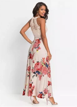 Petite Posy Print Maxi Dress -Enchanted Styles Petite Posy Print Maxi Dress955429FRSP W02