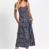 Pinstripe Summer Dress -Enchanted Styles Pinstripe Summer Dress933287FRSP
