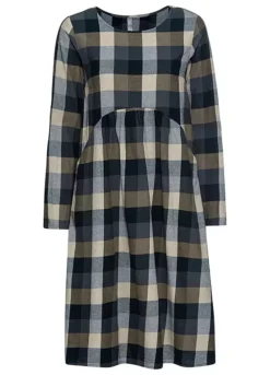 Plaid Cotton Dress -Enchanted Styles Plaid Cotton Dress911077FRSC