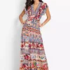 Plunge Maxi Dress -Enchanted Styles Plunge Maxi Dress933877FRSP