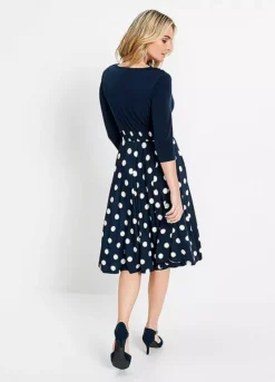 Polka Dot Midi Dress -Enchanted Styles Polka Dot Midi Dress947207FRSP W01