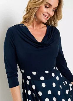 Polka Dot Midi Dress -Enchanted Styles Polka Dot Midi Dress947207FRSP W02