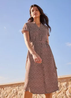 Polka Dot Shirt Dress -Enchanted Styles Polka Dot Shirt Dress958681FRSL