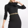 Polo Neck Jumper Dress -Enchanted Styles Polo Neck Jumper Dress953941FRSP