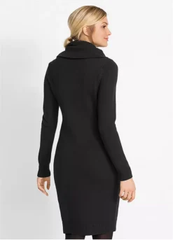 Polo Neck Jumper Dress -Enchanted Styles Polo Neck Jumper Dress953941FRSP W01